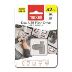 Maxell USB ključ 32GB 3.0 + USB-C