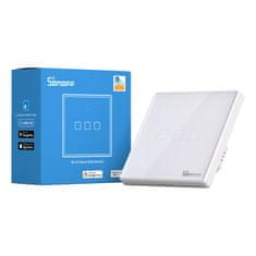 Sonoff Svetlobno stikalo na dotik WiFi + RF 433 Sonoff T2 EU TX (3-kanalno) nova različica