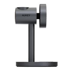 Aukey MagFusion brezžični polnilec 3 v 1 Aukey LC-MC311, 15W Qi2 (siv)