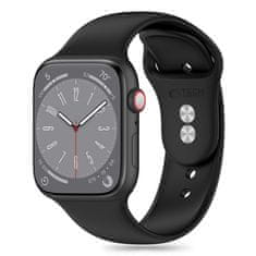 Tech-protect Silicone pašček za Apple Watch 42/44/45/49mm, black