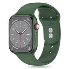 Tech-protect Silicone pašček za Apple Watch 42/44/45/49mm, olive