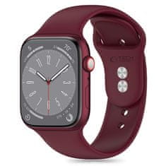 Tech-protect Silicone pašček za Apple Watch 42/44/45/49mm, mulberry