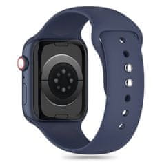 Tech-protect Silicone pašček za Apple Watch 42/44/45/49mm, midnight blue