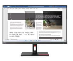 Lenovo ThinkVision S27i-30 monitor, 68,58cm (27), IPS, FHD, 100Hz (63DFKAT4EU)