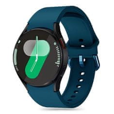 Tech-protect Silicone pašček za Samsung Galaxy Watch 4 / 5 / 5 Pro / 6 / 7 / FE, montego blue