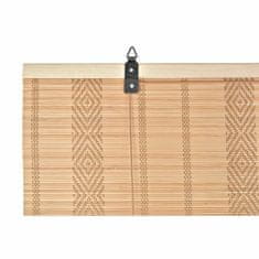 NEW Navojna rolete DKD Home Decor Poliester Svetlo rjava Bambus (60 x 3 x 175 cm)