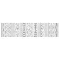 NEW Preproga DKD Home Decor Siva Ikat (60 x 240 x 0,4 cm)