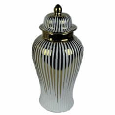 NEW Vrč DKD Home Decor Porcelan Zlat Bela Orientalsko (16 x 16 x 34 cm)