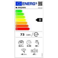 NEW Pralni stroj Aspes ALF2128 8 kg 1200 rpm