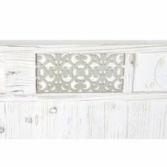 NEW Posteljno vzglavje DKD Home Decor Bela (160 x 4,5 x 85 cm) (Prenovljeni izdelk B)