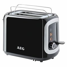 NEW Toaster Aeg AT3300 940W Črna Črna/Srebrna 940 W