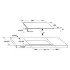 Miramarket Indukcijska Plošča Hisense I6337C 60 cm 60 cm 7100 W