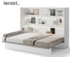 Postelja v omari Lenart - Bed Concept 04 - 140x200 cm - bela