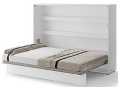 Trianova Postelja v omari Lenart - Bed Concept 04 - 140x200 cm - bela sijaj 