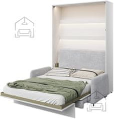 Trianova Postelja v omari Lenart - Bed Concept 04 - 140x200 cm - bela