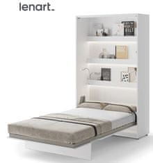 Trianova Postelja v omari Lenart - Bed Concept 02 - 120x200 cm - bela