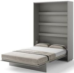 Trianova Postelja v omari Lenart - Bed Concept 01 - 140x200 cm - siva