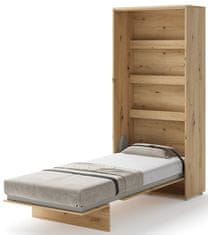 Trianova Postelja v omari Lenart - Bed Concept 03 - 90x200 cm - artisan hrast