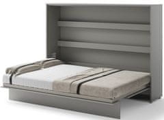 Trianova Postelja v omari Lenart - Bed Concept 04 - 140x200 cm - siva