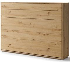 Trianova Postelja v omari Lenart - Bed Concept 04 - 140x200 cm - artisan hrast 