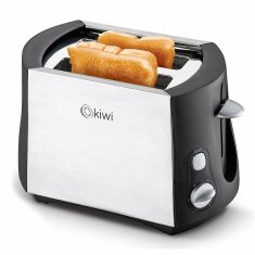 Miramarket Toaster Kiwi KT-6512 Črna Siva 800 W