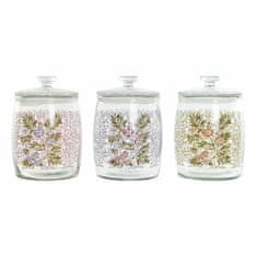 NEW Čoln DKD Home Decor Kristal Polietilen Flori Shabby Chic (17 x 17 x 26 cm) (3 pcs)