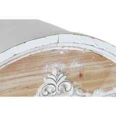 NEW Stojalo za steklenice DKD Home Decor Bela Rjava Les 65 x 30 x 123 cm