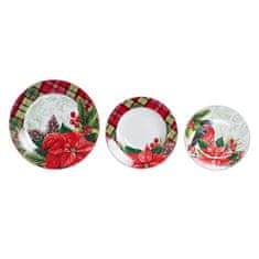 NEW Set posod DKD Home Decor 18 Kosi Porcelan 27 x 27 x 3 cm