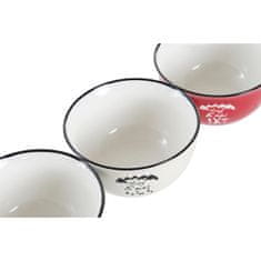 NEW Skleda DKD Home Decor Porcelan Gres Gora (500 ml) (3 kosov)