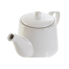 Miramarket Čajnik DKD Home Decor Porcelan Bela (22,5 x 13 x 13 cm)