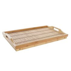 Miramarket Pladenj DKD Home Decor Naraven Bambus (62 x 30 x 22 cm)