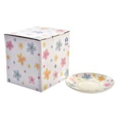 NEW Čajnik DKD Home Decor Flori Kristal Porcelan Pisana (250 ml) (4 kosov)