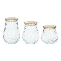 NEW 3 Banjice DKD Home Decor Kristal Bambus (1,5 L)