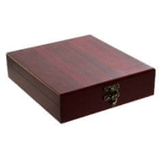 Miramarket Set z Dodatki za Vino DKD Home Decor Odpiralec 16,5 x 19 x 5 cm Srebrna Nerjaveče jeklo Temno rjava Les MDF 5 kosov