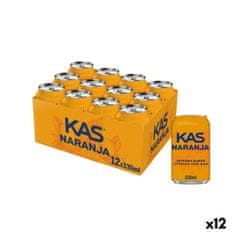 NEW Osvežilna pijača Kas 33 cl Oranžna (Pack 12 uds)