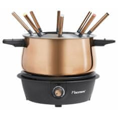 NEW Fondue Set iz Nerjavečega Jekla Bestron AFD850CO 1,5 L 1200 W