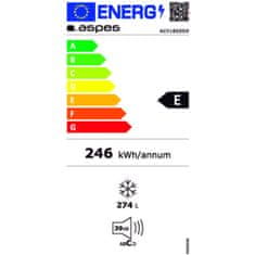 NEW Zamrzovalnik Aspes ACV185DDX 185 Črna Nerjaveče jeklo