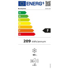 NEW Zamrzovalnik Aspes ACH1104 Bela 100 L