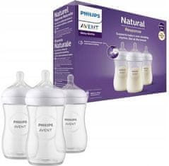 Philips Avent RESPONSIVE BOTTLE NATURAL 3x260ML