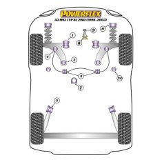 Miramarket Silentblock Powerflex PFF85-410BLK