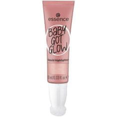 Essence Baby Got Glow Liquid Highlighter tekoči osvetljevalec z aplikatorjem 10 ml Odtenek 20 rose and shine