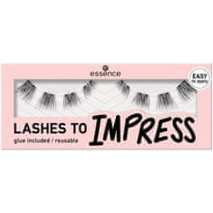 Essence Lashes To Impress 08 Pre-Cut Lashes umetne trepalnice 1 kos