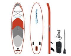 VIAMAREsport Napihljiva SUP deska Premium SET 330x75x15cm, Pink-Red, max.160kg, zložljivo, KOMPLET