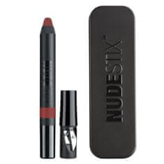 NUDESTIX Dolgo obstojna mat šminka in svinčnik za ustnice (Magnetic Matte Lip Color) (Odtenek Vino)