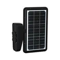 V-TAC LED solarna svetilka 15W 2000lm IP65 240° pregibna s senzorjem ČRNA