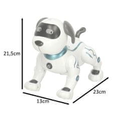 LIVEFY Interactive Dog robot na daljinsko upravljanje, bela