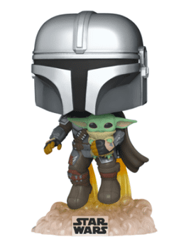  Funko POP Star Trek Mandalorian figura, Mando z Jet Packom #402