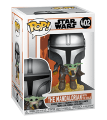 Funko POP Star Wars Mandalorian figura, Mando z Jet Packom #402