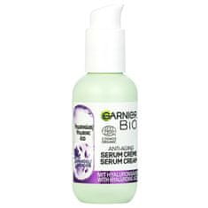 Garnier Kremni serum proti staranju kože z eteričnim oljem sivke BIO (Serum Cream) 50 ml