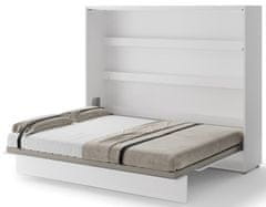 Trianova Postelja v omari Lenart - Bed Concept 14 - 160x200 cm - bela sijaj 